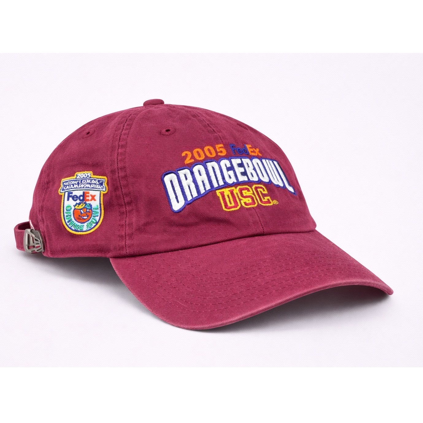 Vintage 2005 Usc Trojans Orange Bowl Hat New Era Strapback Ncaa Champions Cap